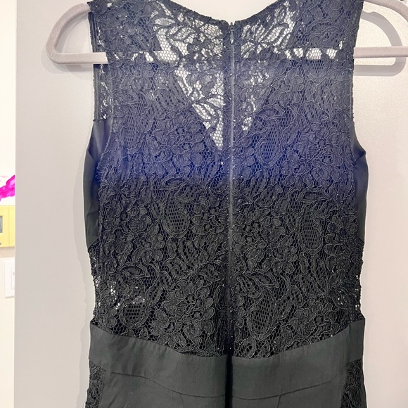 Black lace jumper. Size medium worn once. - Picture 2 of 4